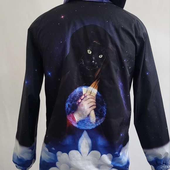 RIPNDIP Galaxy Gypsy Anorak Jacket Size Large **flaws** - Picture 2 of 13